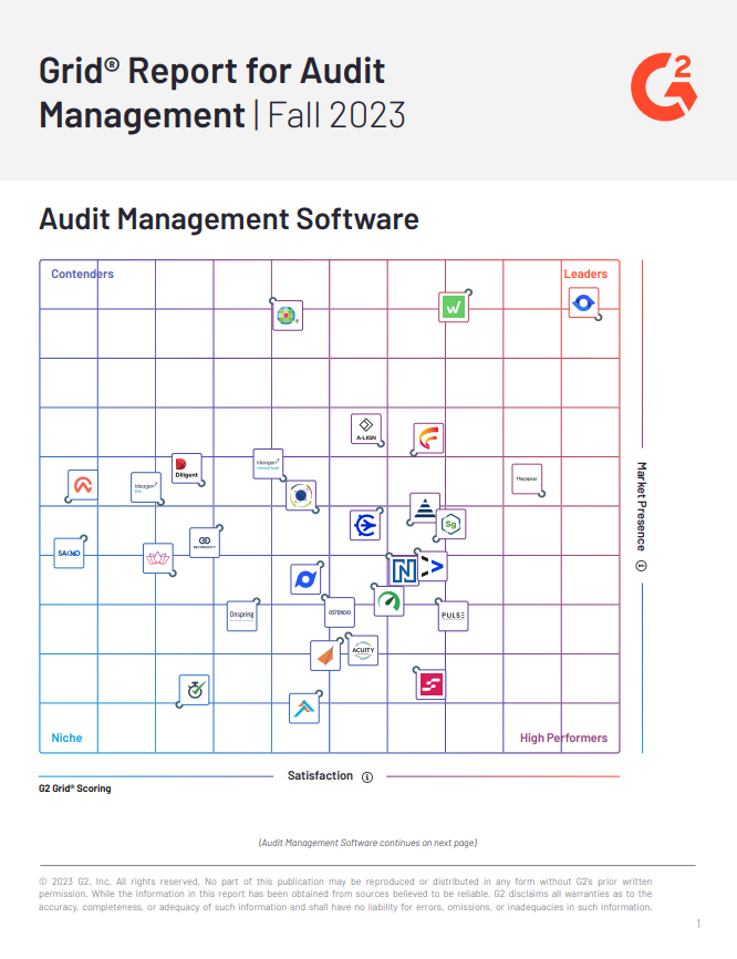 Fall 2023 G2 Grid Report: Best Audit Management Software
