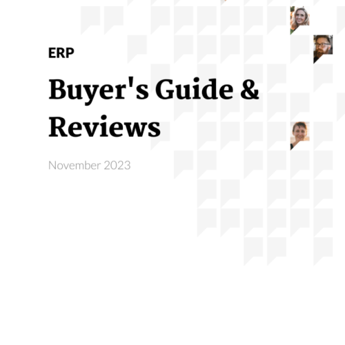 ERP: Buyer’s Guide & Reviews, November 2023